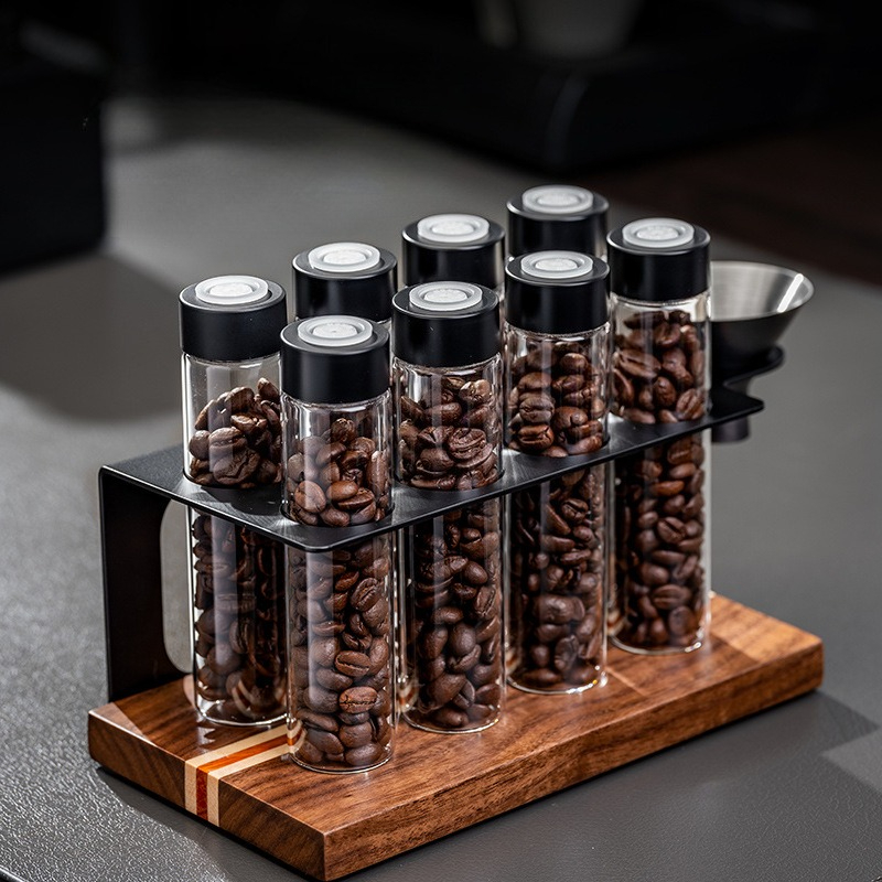 Kitchen Gadgets Organizer - 저스틴라우 유리 커피 원두 보관 용기,
