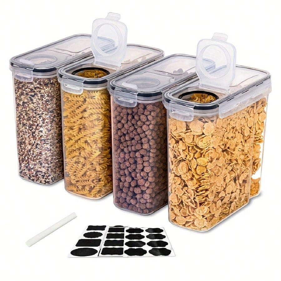 Kitchen Gadgets Organizer - 밀폐형 시리얼 및 건조 식품 보관