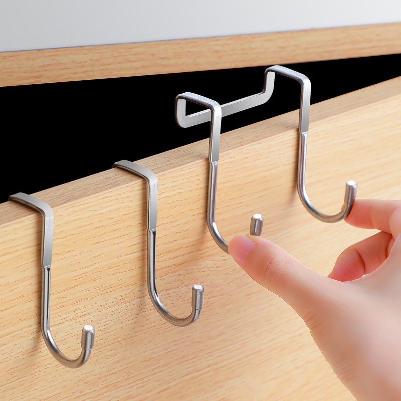 Kitchen Gadgets Organizer - 1/5개 스테인리스 스틸 이중 S자형 훅