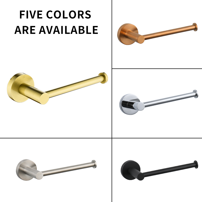 Kitchen Gadgets Gold - 브러시드 골드 화장지 티슈 홀더 벽걸이