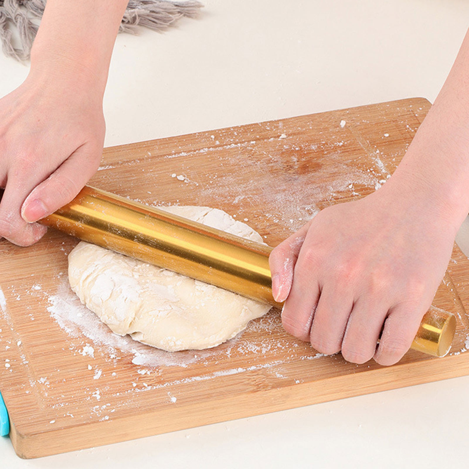 Kitchen Gadgets Gold - 금색 밀대 베이킹 도구 쿠키 롤링