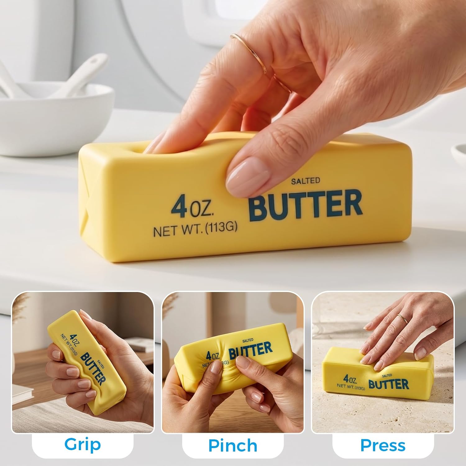 새로운 부드러운 느린 반동 버터 스틱 실리콘 스퀴즈 스 - Kitchen Gadgets New Products 리뷰 및 가격