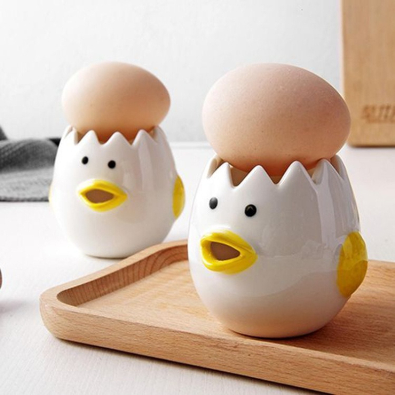 귀여운 세라믹 계란 분리기, 실용적인 계란 필터 주방  - Egg Separator Tool 리뷰 및 가격