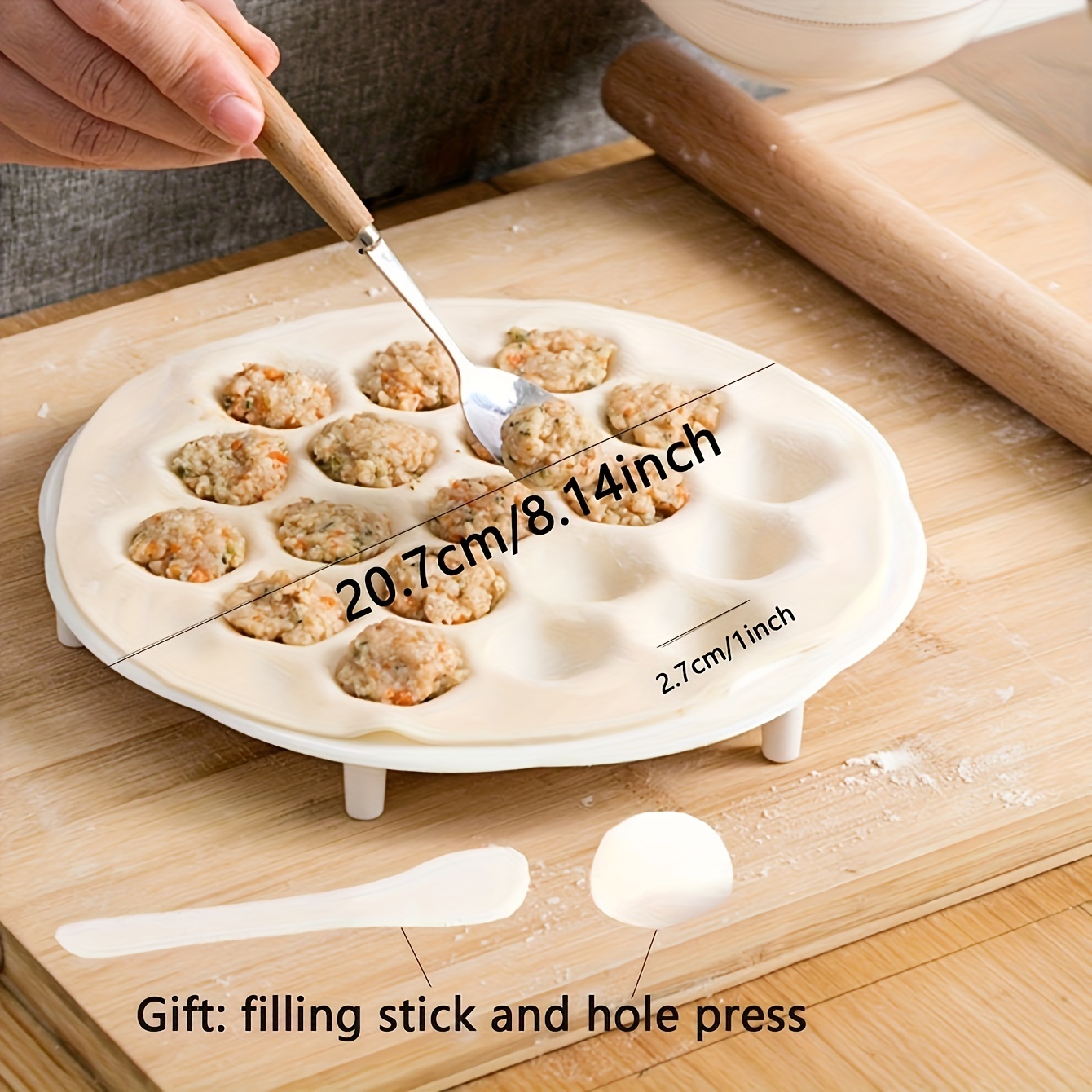 1pc-간단한 중국 만두 금형, 주방 반죽 프레스, 라 - Kitchen Gadgets Dumpling Maker 리뷰 및 가격