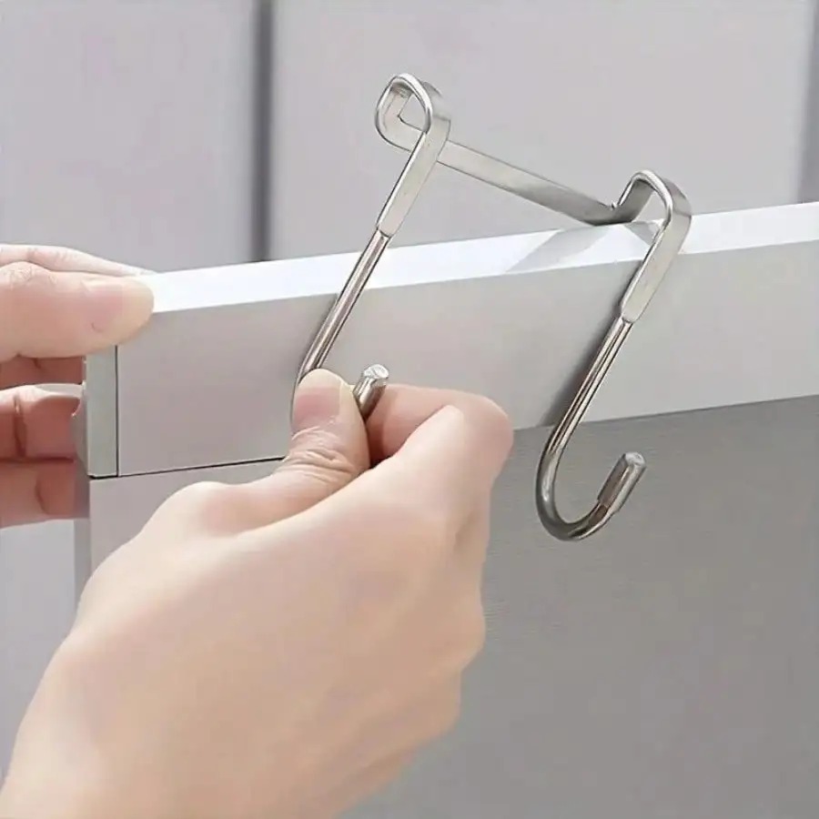 1/5개 스테인리스 스틸 이중 S자형 훅 무타공 주방  - Kitchen Gadgets Organizer 리뷰 및 가격