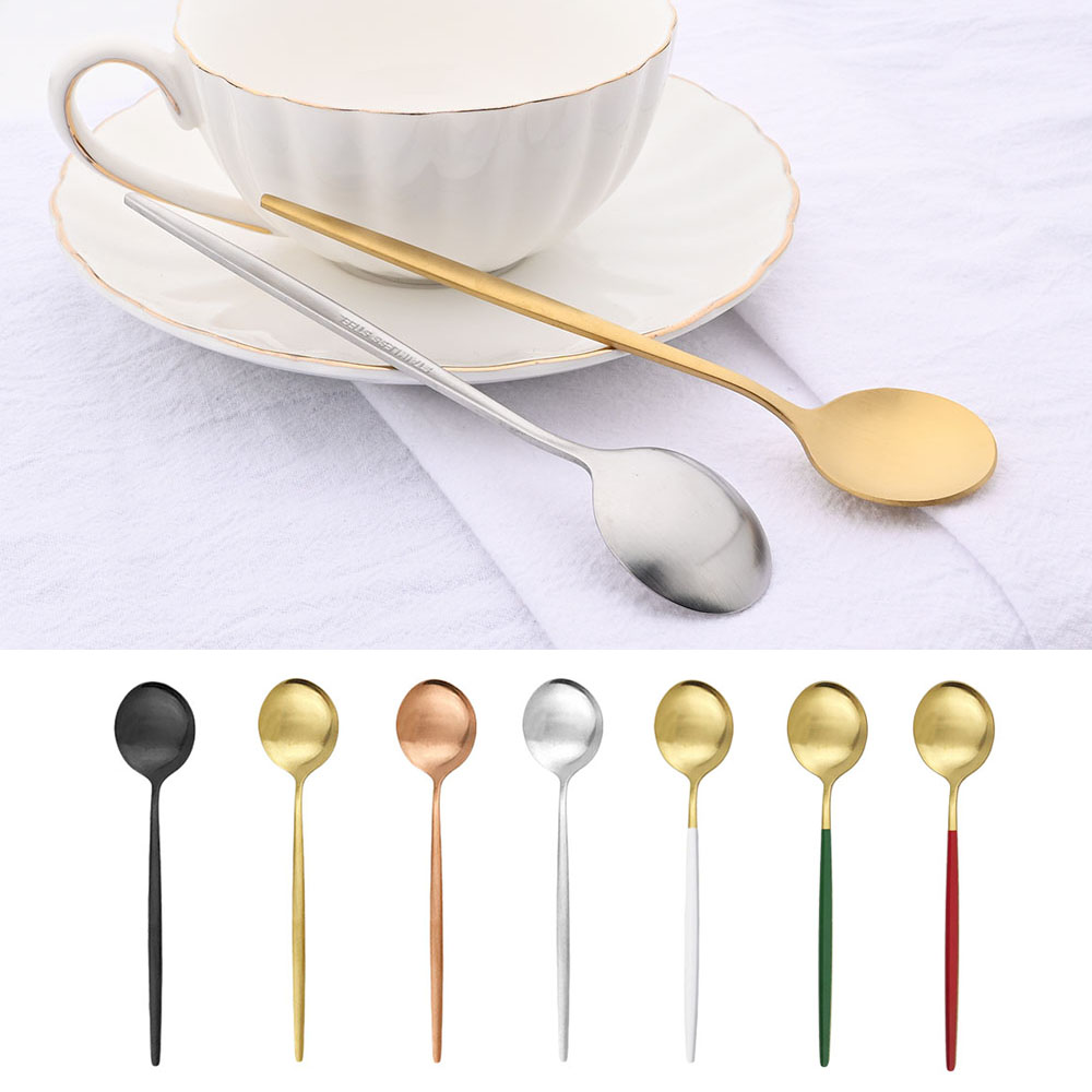 작은 매트 스푼, 차 커피 스터어 미니 스푼, 스테인레 - Kitchen Gadgets Gold 리뷰 및 가격