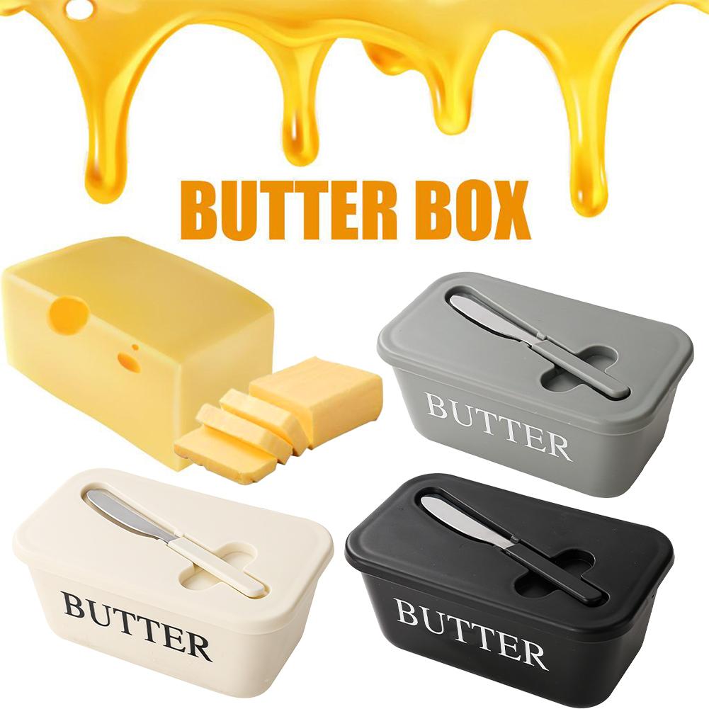 뚜껑과 스프레더가 있는 PP 버터 접시, 냉장고용 밀폐 - Kitchen Gadgets Organizer 리뷰 및 가격