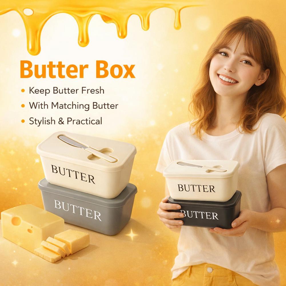 뚜껑과 스프레더가 있는 PP 버터 접시, 냉장고용 밀폐 - Kitchen Gadgets Organizer 리뷰 및 가격