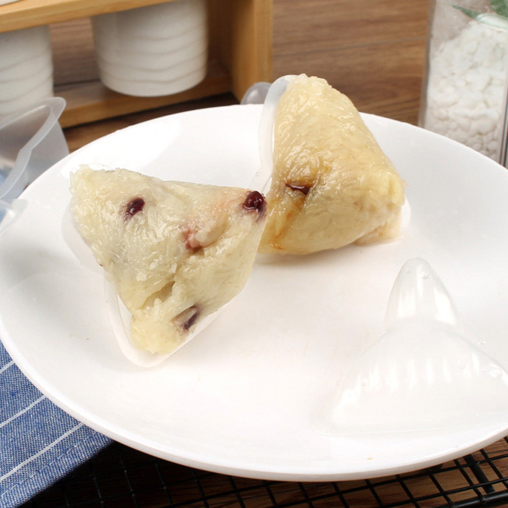 12개 세트 플라스틱 찹쌀떡 성형 몰드, 삼각형 쫑쯔  - Kitchen Gadgets Dumpling Maker 리뷰 및 가격